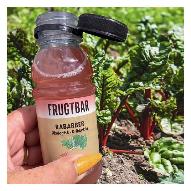 FRUGTBAR kologiske Rabarbersaft - 0,25 l PET
