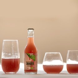 SMAGISK Økologiske Rabarbersaft - 0,25 l glas