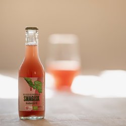 SMAGISK Økologiske Rabarbersaft - 0,25 l glas