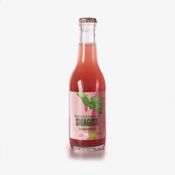 SMAGISK Økologiske Rabarbersaft - 0,25 l glas