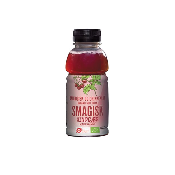 SMAGISK kologiske Hindbrsaft - 0,33 l PET