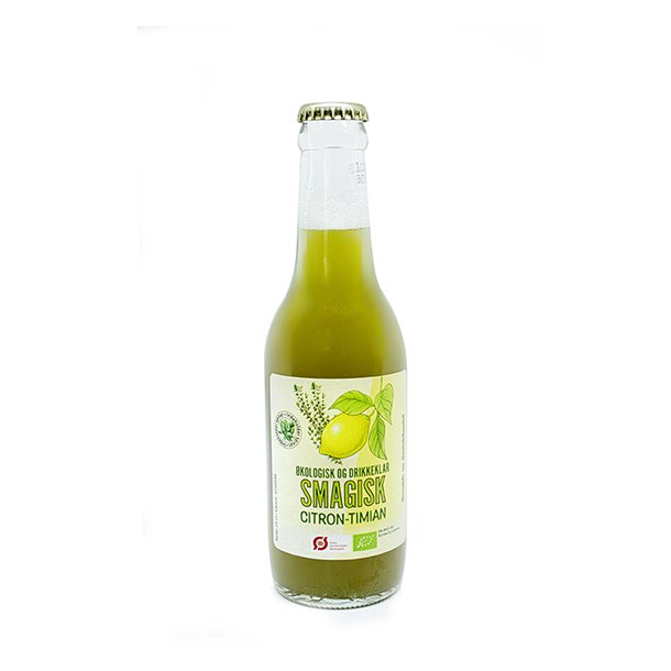 SMAGISK �kologiske Citron-Timian saft - 0,25 l glas