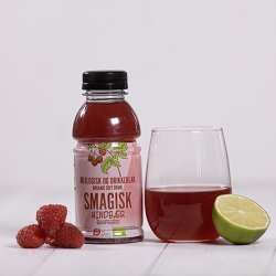 SMAGISK �kologiske Hindb�rsaft - 0,33 l PET